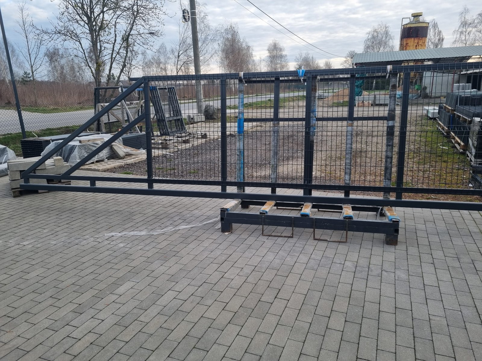 Realizacja MUR-BET - brama przesuwna stalowa